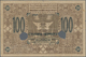 Montenegro: Ministry Of Finance 100 Perpera 1912 With Punch Hole Cancellation, P.6b, Larger Border T - Sonstige – Europa