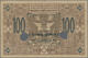 Montenegro: Ministry Of Finance 100 Perpera 1912 With Punch Hole Cancellation, P.6b, Larger Border T - Andere - Europa