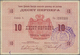 Montenegro: Military Government District Command Set With 9 Banknotes Of The 1914 (1916) Handstamped - Otros – Europa