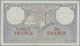 Morocco / Marokko: Banque D'État Du Maroc 20 Francs 1941, P.18b, Some Minor Folds And Creases And A - Marruecos