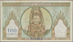 New Hebrides / Neue Hebriden: Banque De L'Indo-Chine 100 Francs ND(1945-60) With Red Overprint “Nouv - Neue Hebriden