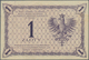 Poland / Polen: 1 Zloty 1919 (1924), P.51, Soft Vertical Bend At Center, Lightly Stained Paper, Cond - Polonia