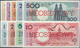 Poland / Polen: Set With 9 Banknotes Series 1990 “NIEOBIEGOWY” With 1, 2, 5, 10, 20, 50, 100, 200 An - Polonia