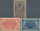 Russia / Russland: East Siberia - Far Eastern Republic Set With 3 Banknotes 1, 5 And 10 Rubles 1920, - Russland