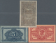Russia / Russland: East Siberia - Far Eastern Republic Set With 3 Banknotes 1, 5 And 10 Rubles 1920, - Russland