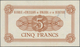 Rwanda-Burundi / Ruanda-Burundi: Banque D'Émission Du Rwanda Et Du Burundi 5 Francs 1961, P.1, Very - Ruanda-Burundi