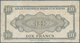 Rwanda-Burundi / Ruanda-Burundi: Banque D'Émission Du Rwanda Et Du Burundi 10 Francs 1960, P.2, Ligh - Ruanda-Urundi