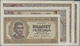 Serbia / Serbien: Set With 6 Banknotes Of The 1942 Occupation Issue With 50 Dinara P.29 (XF), 500 Di - Serbia