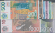 Serbia / Serbien: Set With 8 Banknotes Series 2006 – 2010 With 10, 20, 50, 100, 200, 500, 1000 And 5 - Serbia