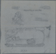 Seychelles / Seychellen: Hand Drawn Pencil Sketch For A 200 Rupees Banknote On Parchment Paper With - Seychelles
