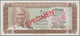 Sierra Leone:  Bank Of Sierra Leone 50 Cents ND(1979-84) SPECIMEN, P.4s, Zero Serial Number And Red - Sierra Leona