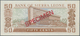 Sierra Leone:  Bank Of Sierra Leone 50 Cents ND(1979-84) SPECIMEN, P.4s, Zero Serial Number And Red - Sierra Leone