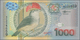 Suriname: Central Bank Van Suriname Set With 3 Banknotes Of The Bird Series 2000 With 100, 500 And 1 - Surinam