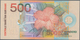 Suriname: Central Bank Van Suriname Set With 3 Banknotes Of The Bird Series 2000 With 100, 500 And 1 - Surinam