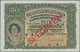 Switzerland / Schweiz: Schweizerische Nationalbank 50 Franken 1910 SPECIMEN, P.5s With Punch Hole Ca - Zwitserland