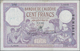Tunisia / Tunisien: Banque De L'Algérie – TUNISIE 100 Francs 1938, P.10c, Very Nice Original Shape W - Tunesien