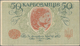 Ukraina / Ukraine: 50 Karbovanez ND(1918) P. 4b, Used With Folds, Condition: VF. - Ucrania