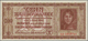 Delcampe - Ukraina / Ukraine: German Occupation WW II, Zentralnotenbank Ukraine 1942 Set With 3 Banknotes 10, 1 - Oekraïne