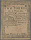 United States Of America: Continental Congress, Philadelphia PA, 2/3 Dollar 1776, P.S122, Fantastic - Sonstige & Ohne Zuordnung