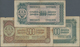 Yugoslavia / Jugoslavien: Set With 3 Banknotes Of The 1944 Partisan Issue With 100, 500 And 1000 Din - Joegoslavië