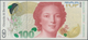 Testbanknoten: Intaglio Printed Test Note By Giesecke & Devrient “100 Flora – Marquise De Baglion” W - Specimen