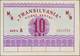 Romania / Rumänien: Set With 3 Pcs. Notgeld TRANSIVANIA TICHET PENTRU With 1, 2 And 10 Lei, ND, P.NL - Roemenië