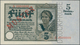Deutschland - Deutsches Reich Bis 1945: 5 Rentenmark 1926 MUSTER, Ro.164M Mit KN A0000000, Rotem Übe - Autres & Non Classés