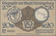 Deutschland - Notgeld - Württemberg: Ludwigsburg, Stadt, 5, 20 Mark, 24.10.1918, Mit KN Und Stempeln - [11] Emisiones Locales