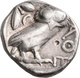 Attika: AR-Tetradrachme, Ca. 479-404 V. Chr., Athen, 16,93 G. Athenakopf Nach Rechts/Eule. Kleiner E - Grecques