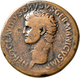 Drusus Maior (+ 9 N.Chr.): AE Sesterz , Geprägt Unter Claudius, Mzst. Rom. Kopf Nach Links/Claudius - Altri & Non Classificati