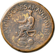 Drusus Maior (+ 9 N.Chr.): AE Sesterz , Geprägt Unter Claudius, Mzst. Rom. Kopf Nach Links/Claudius - Otros & Sin Clasificación