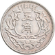 China: Lot 2 Münzen: Japanische Besetzung, 5 Chiao (50 Cent) Jahr 27 (1938), Meng Chiang (Innere Mon - China