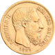 Belgien - Anlagegold: Leopold II. 1865-1909: 20 Francs 1869 LW (Pos. B), KM# 32, Friedberg 413. 6,44 - Altri & Non Classificati