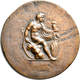Italien: Ferrara, Ercole I. D'Este 1471-1505: Bronzegussmedaille O. J.; Brustbild Nach Rechts / Sitz - 1861-1878 : Víctor Emmanuel II