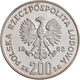 Polen: Lot 2 Münzen: 200 Zlotych 1981 König Boleslaw III. Krzywousty 1102-1138. Als Normalprägung KM - Pologne
