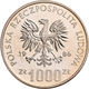 Delcampe - Polen: Lot 6 Münzen: 1.000 Zlotych PROBA 1984-1987: Wincenty Witos, KM# PR 505; Pomnik Szpital, KM# - Poland