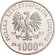 Delcampe - Polen: Lot 6 Münzen: 1.000 Zlotych PROBA 1984-1987: Wincenty Witos, KM# PR 505; Pomnik Szpital, KM# - Poland