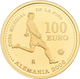 Spanien - Anlagegold: Juan Carlos I. 1975-2014: 100 Euro 2003 Fußball WM 2006 In Deutschland. KM# 10 - Spagna