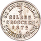 Preußen: Wilhelm I. 1861-1888: ½ Silbergroschen 1872 A. AKS 104, Jaeger 88, Schrötlingsfehler, Vorzü - Autres & Non Classés