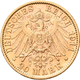 Preußen: Wilhelm II. 1888-1918: Lot 16 Goldmünzen Zu 20 Mark Aus Den Jahren 1894 - 1911. Jaeger 252. - Monedas En Oro