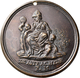 Medaillen Alle Welt: Italien-Florenz: Bronzegussmedaille 1785 Von L.M. Weber, Auf Leonardo Ximenes ( - Non Classés