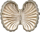 Varia, Sonstiges: Silberne Puderdose In Form Einer Muschel, Ca. 69 X 51 Mm; Dazu Dekoratives Altes S - Sonstige & Ohne Zuordnung