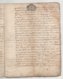 Delcampe - Saint Genest Malifaux Saint Etienne 1689 De 24 Pages 4 Dernières Pages Tâchées - Manuscrits