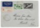 COTE DES SOMALIS - 1945 - ENVELOPPE RECOMMANDEE Par AVION De DJIBOUTI  => MARSEILLE - Lettres & Documents