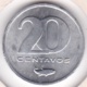 Cap-Vert. 20 Centavos 1977. Poisson , En Aluminium. KM# 15 - Cap Vert