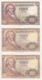 TRIO CORRELATIVO DE 100 PTAS DEL 2/05/1948 SERIE H EN CALIDAD  EBC (XF)  (BANKNOTE) - 100 Pesetas