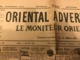 Oriental  Advertiser - Moniteur Oriental - 1899 - 1900 Perchembé-Bazar Galata Turquie - Autres & Non Classés