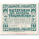 Billet, Autriche, Traunkirchen, 20 Heller, Château, 1920, 1920-06-01, SPL - Autriche