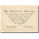 Billet, Autriche, Manning, 50 Heller, Parchemin 1920-05-22, SPL Mehl:FS 578c - Oesterreich