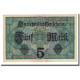 Billet, Allemagne, 5 Mark, 1917-08-01, KM:56b, NEUF - 5 Mark